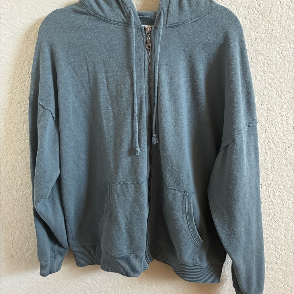 Aeropostale Blue Zip-Up Hoodie